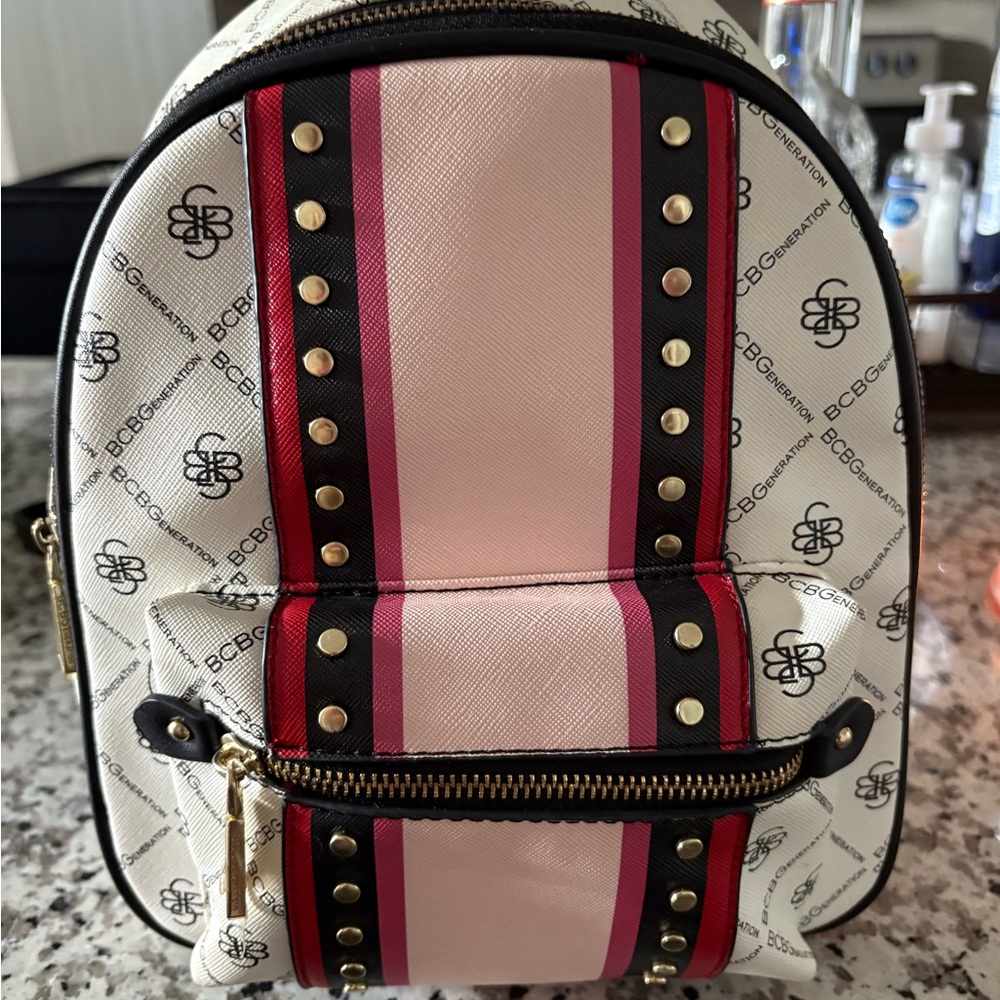 BCBG Women's Multi Color Backpack. Excellent condition. - Picture 3 of 4